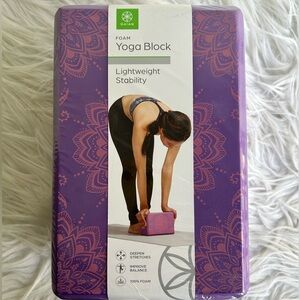 Purple Yoga Block
